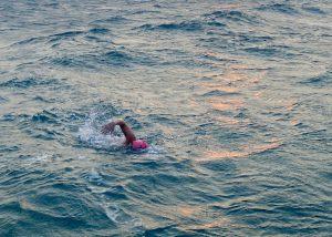 Putting on weight for swimming